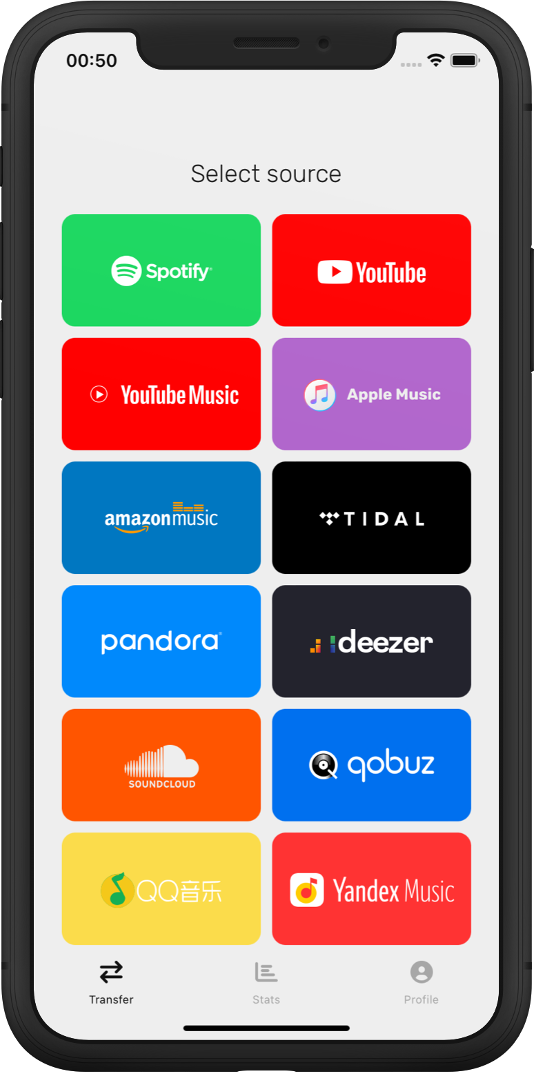 Step 1: Select SoundCloud as a source